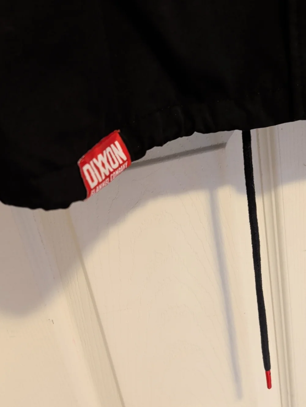 Mens DIXXON Black Coach Jacket with Chest Emblem Size 3XL